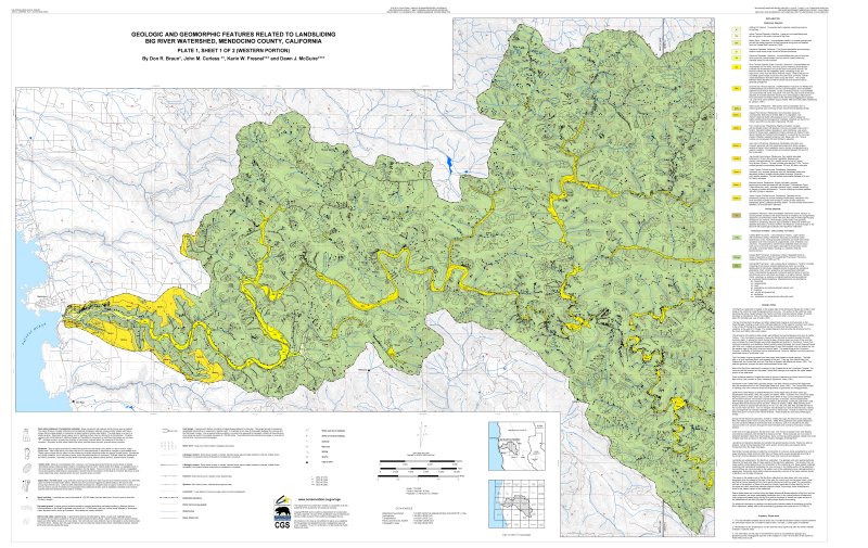 Thumbnail image: map of west Big River watershed