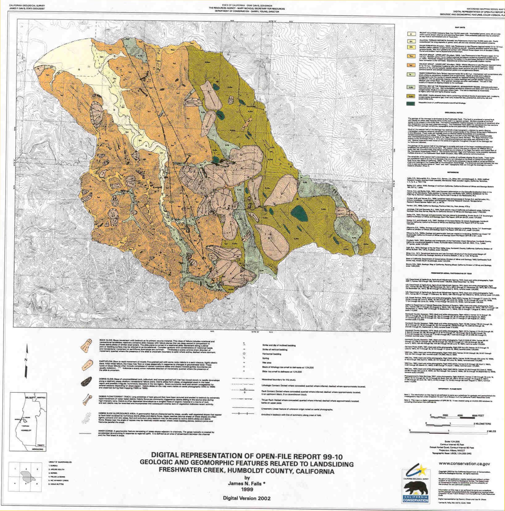 Thumbnail image: map of Freshwater Creek watershed