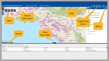 Explore Health Protection Zones in Updated Web Map