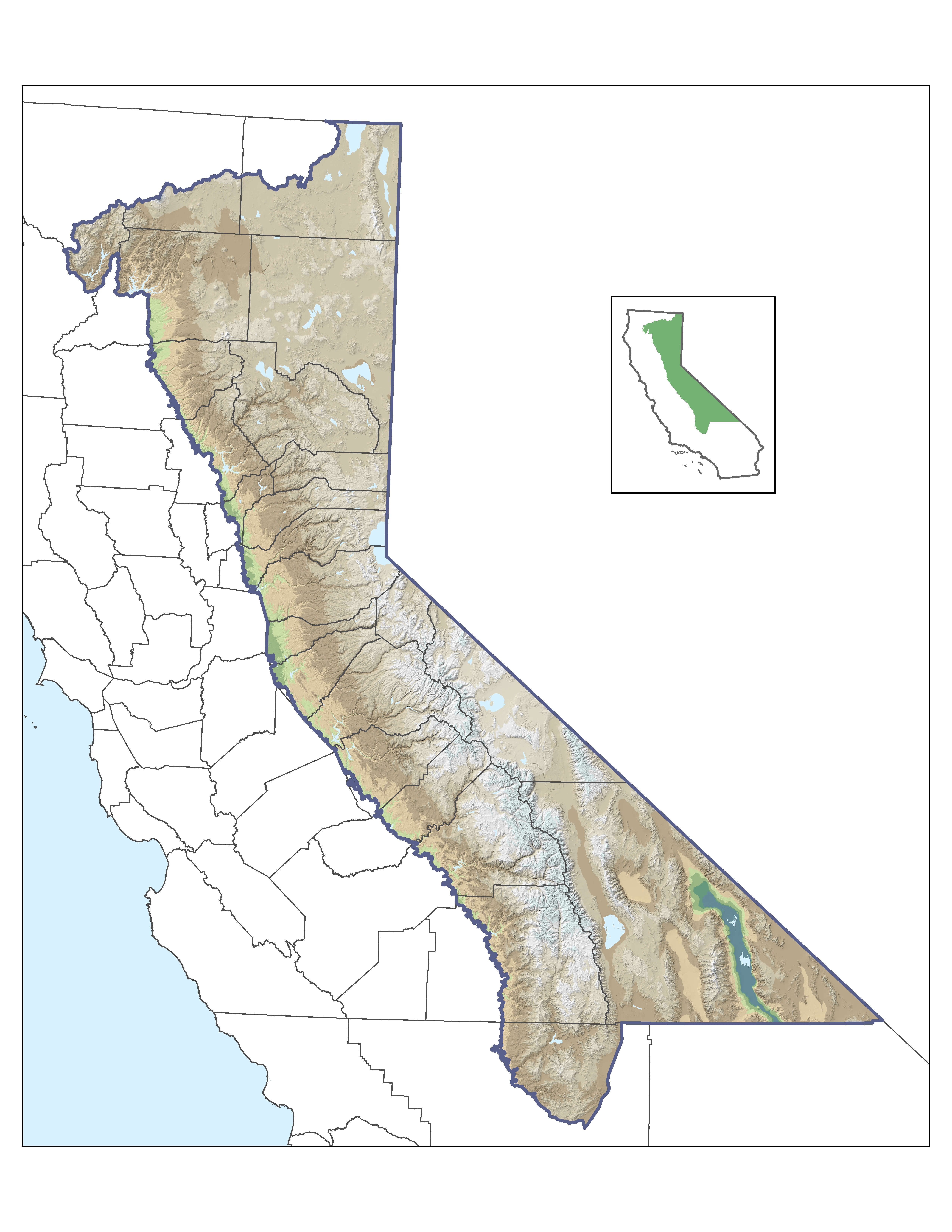 Sierra-Cascade-Inyo Region