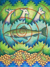 Native American graphic art by Lyn Risling