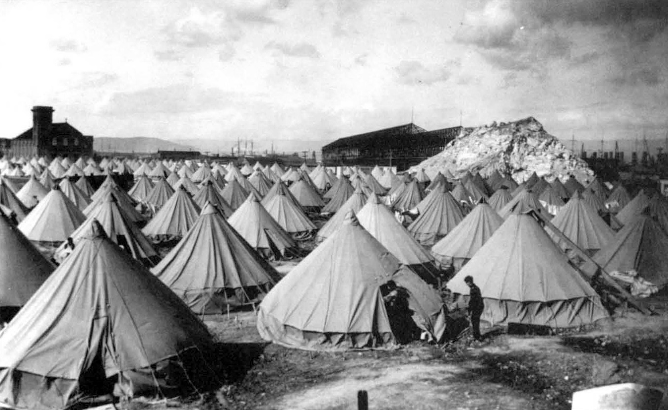 Tent city, 1906.