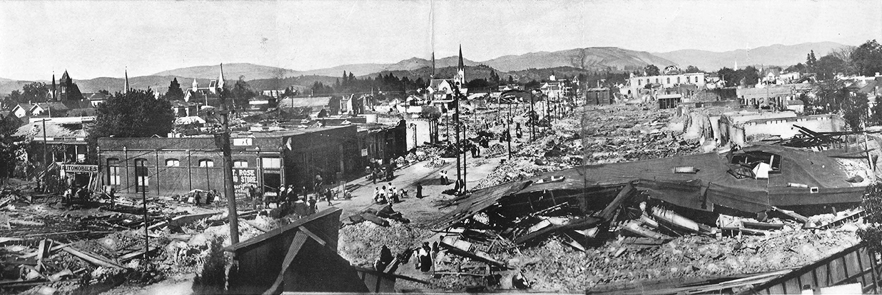 Santa Rosa and vicinity after the disaster.
