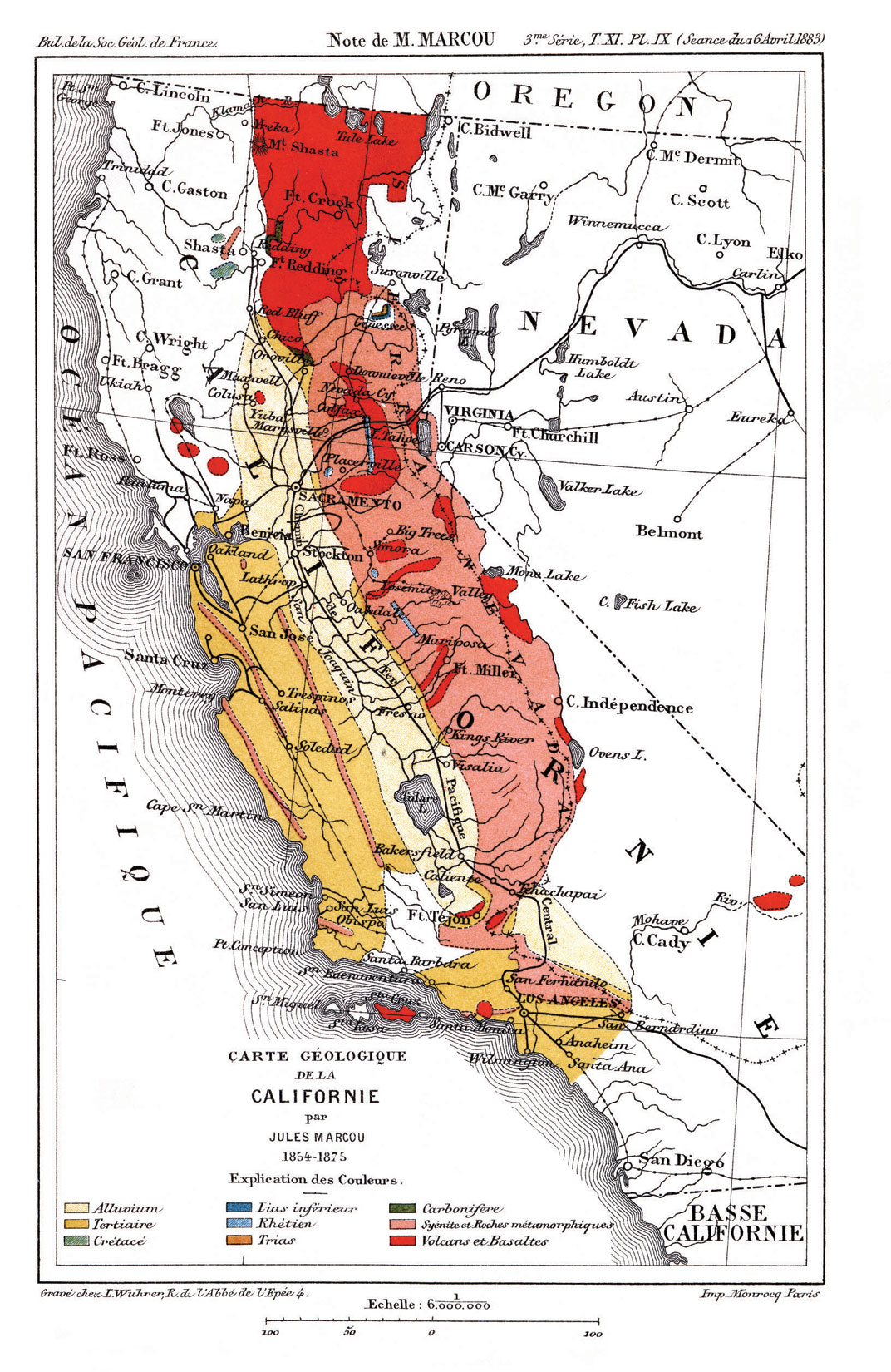 Simplified Geologic Map Of California Adapted From 50 - vrogue.co