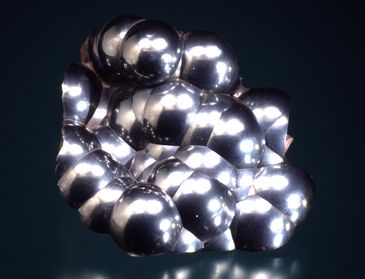 Hematite, 9.8 cm wide, Egremont, Cambria, England. California State Mining and Mineral Museum.