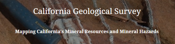 California Geological Survey. Mapping California's Mineral Resources and Mineral Hazards.