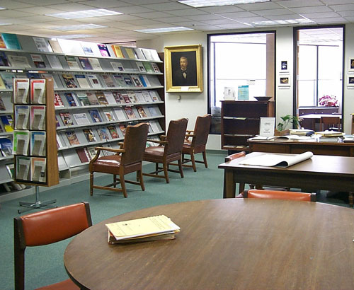 Interior view of the CGS Library