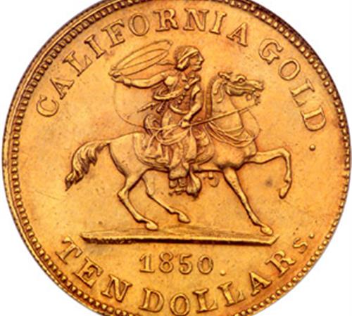 California gold coin.