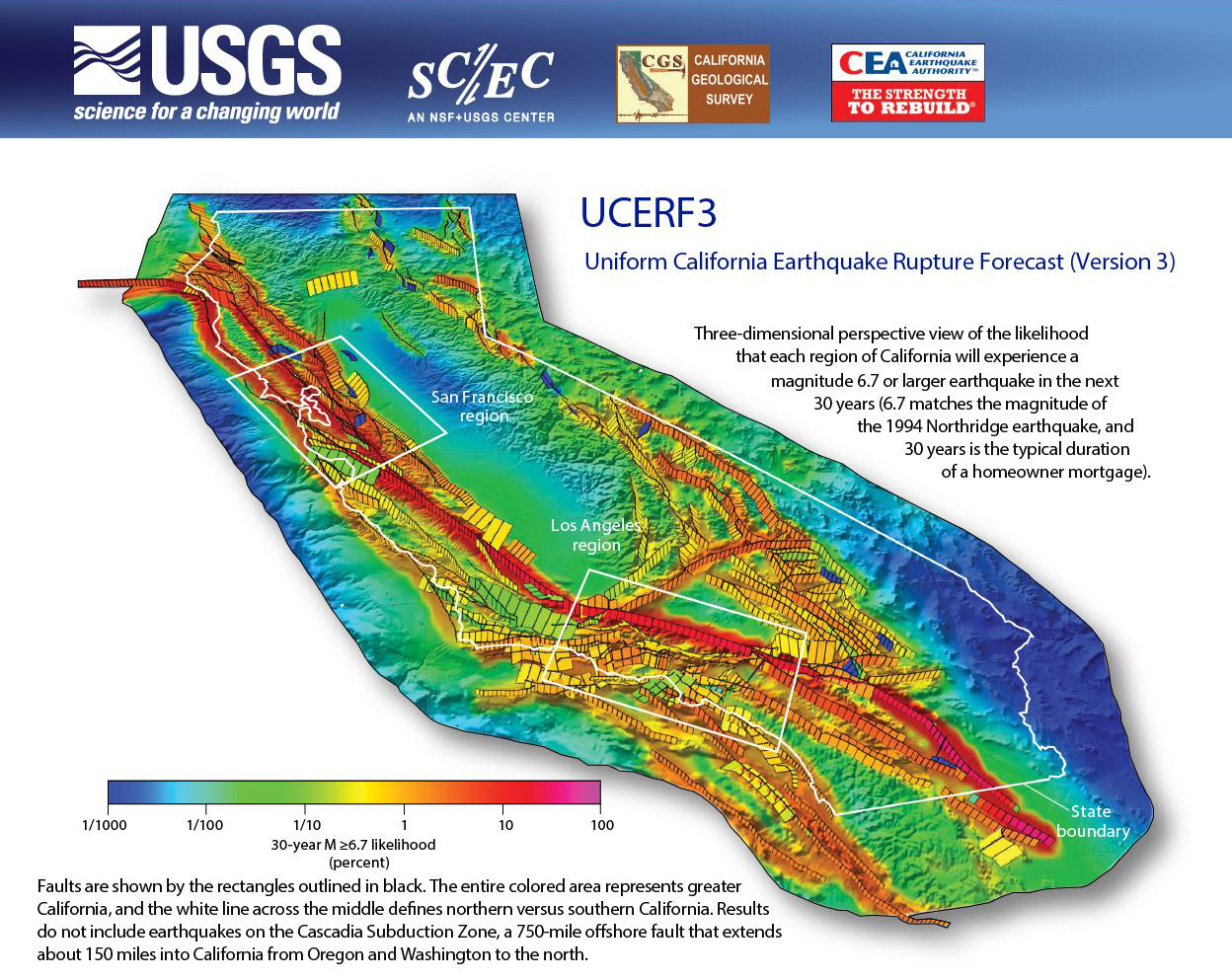 UCERF3 The Long Term Earthquake Forecast For California