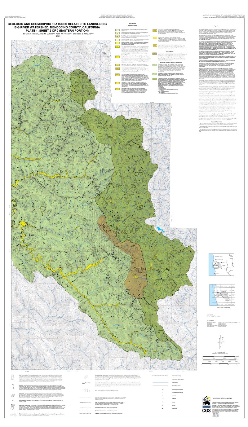 Thumbnail image: map of east Big River watershed