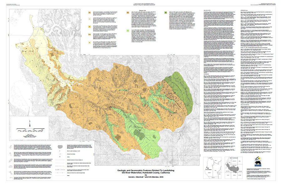 Thumbnail image: map of Elk River watershed