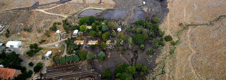 Oak Creek debris flows