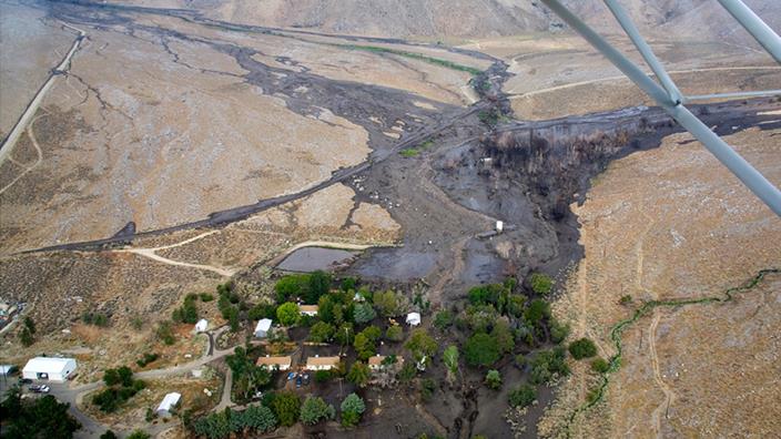 Oak Creek debris flows