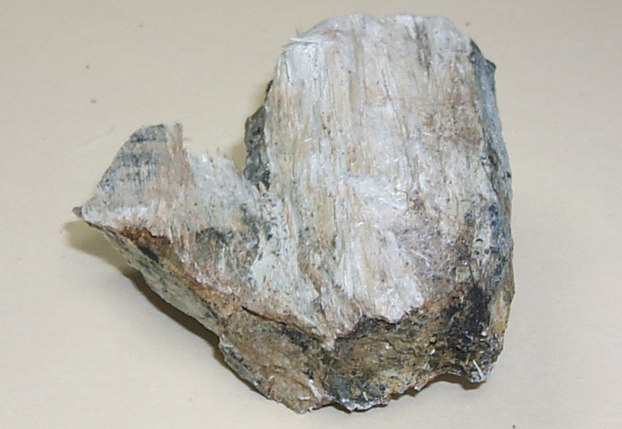 Tremolite-asbestos specimen