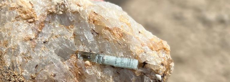 Beryl crystal.