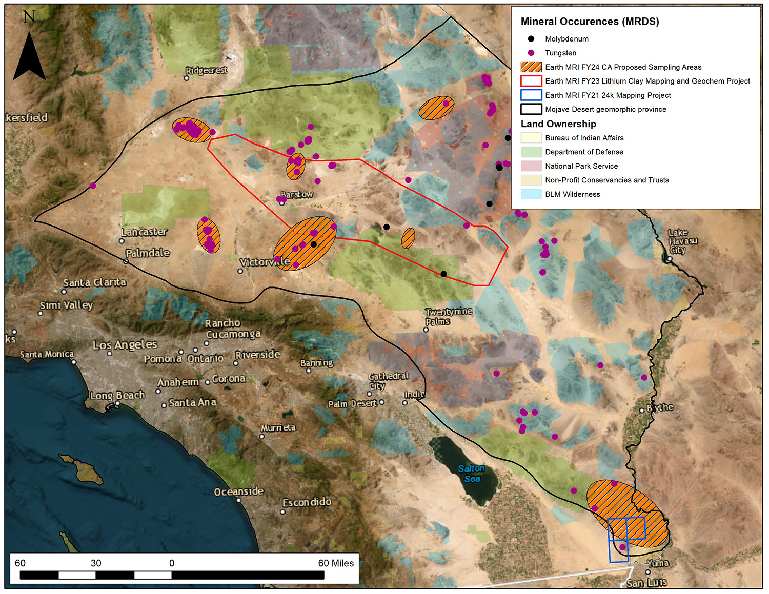 New Mexico MoW overview map.