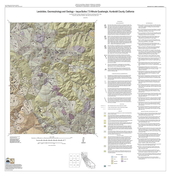 Thumbnail image of Iaqua Buttes Map.