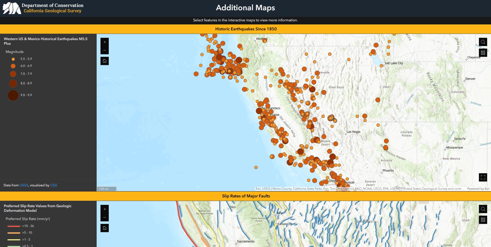 Additional Hazard Maps