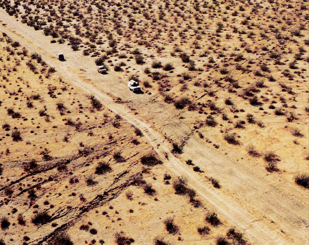 Surface rupture along the Emerson Fault.