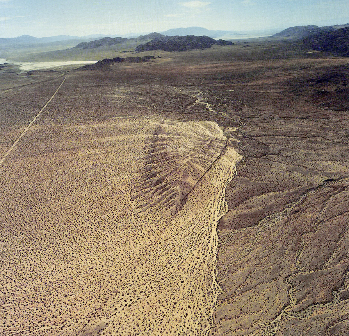 Back cover photo: Surface rupture along Emerson Fault south of unpaved Galway Lake Road.