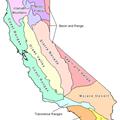 Map of California's geomorphic provinces.